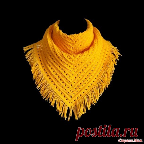 Узор "Ржаница", вяжем крючком