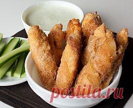 Куриное филе в беконе и сухарях