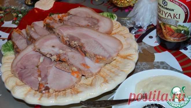 Рулет из рульки Кулинарный рецепт