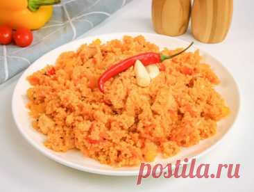 Плов из кус-куса с куриным филе