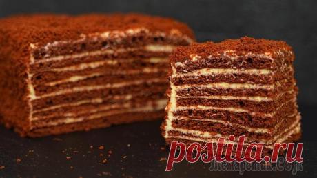 Шоколадный медовик – Торт Спартак