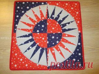 Блок пэчворк Круг в квадрате. Мастер-класс Елены Богдановой Блок пэчворк
     По просьбе моих виртуальных друзей я хочу показать, как шью блок пэчворк круг в квадрате. Настоящие мастера может и улыбнутся, но ведь когда-то и вы начинали.



     Фото 1. Этот лоскутный блок мы сегодня будем шить.



     Фото 2. Для создания блока беру лист миллиметро