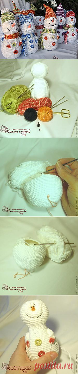 Снеговички для Новогоднего настроения!) - Ярмарка Мастеров - ручная работа, handmade