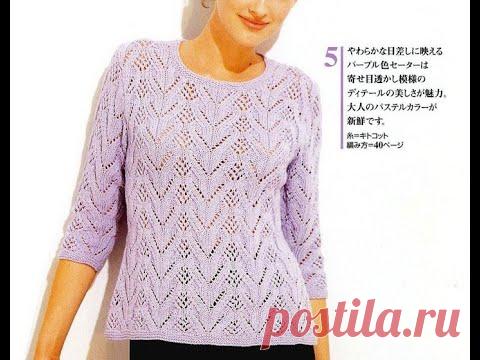 нежный шелковистый джемпер от японских мастериц