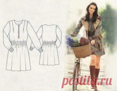 МОДЕЛИРОВАНИЕ ПРОСТОГО, НО ОЧЕНЬ ПОПУЛЯРНОГО ПЛАТЬЯ (Шитье и крой) — Журнал Вдохновение Рукодельницы