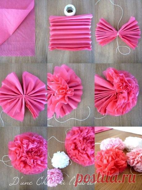 Цветы из бумаги: мастер-класс — Сделай сам, идеи для творчества - DIY Ideas