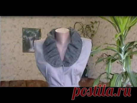 Построение чертежа воротника шалька.