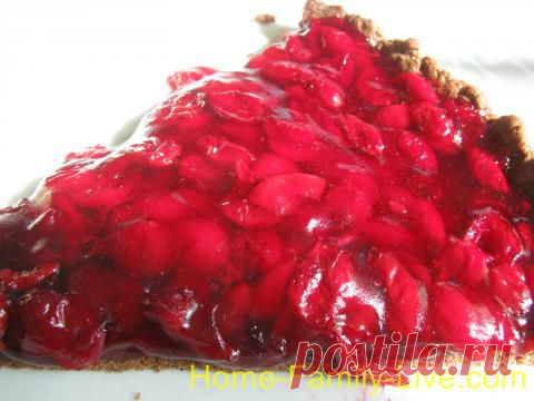 Пирог с вишневой начинкой | 4vkusa.ru