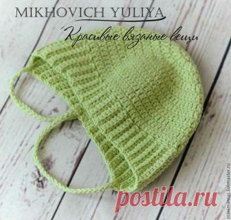 Вяжем крючком шапочку с удобными ушками Сложность: низкаяВремя работы: 5 часов Материалы: пряжаСо слов автора. В этом мастер-классе я покажу и расскажу, как связать шапочку с очень удобной формой ушек. Такая шапочка не будет сползать на гла...