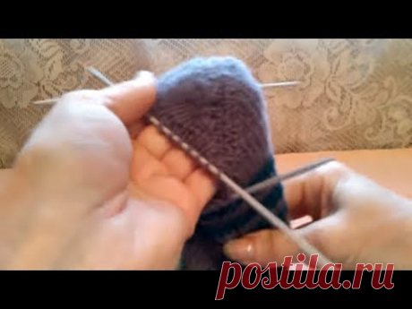 это еще круче !!!!Как быстро #связать_пятку_носка #Бумеранг&quot;