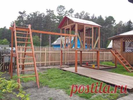 Детский игровой комплекс. Автор Андрей Васильев #DIY_Идеи #комплекс #игра #дети #мастер #diy