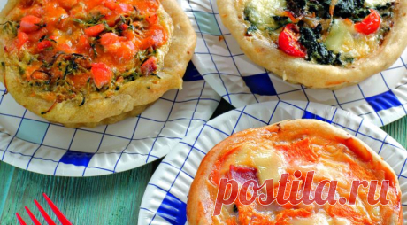 Мини-киши с тремя начинками. Пошаговый рецепт с фото на Gastronom.ru
