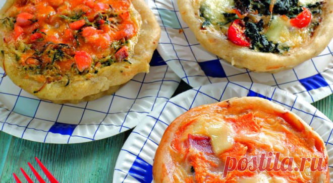 Мини-киши с тремя начинками. Пошаговый рецепт с фото на Gastronom.ru