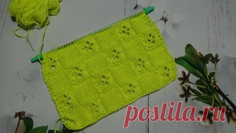 Узор для ПЛЕДА/КВАДРАТЫ с ажуром