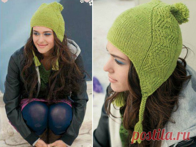 Рельефная шапочка Forester Hat от Ashley Rao.