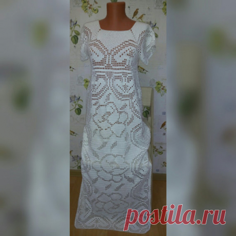 White crochet dress от FashionLoop на Etsy