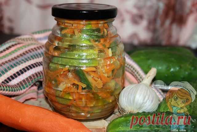 Салат огурцы по-корейски на зиму | рецепт с корейской морковью Пряные огурцы по-корейски на зиму. Салат получается пикантным и в меру острым. Его нарядный внешний вид поднимает настроение и вызывает аппетит.