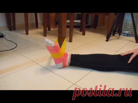 Упражнения при плоскостопии и вальгусном большом пальце стопы