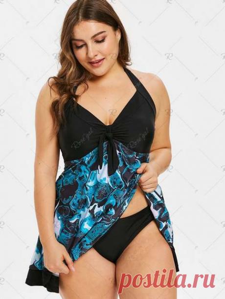 Купальники для полных девушек и женщин американского бренда RoseGal лето 2019 (50 фото)