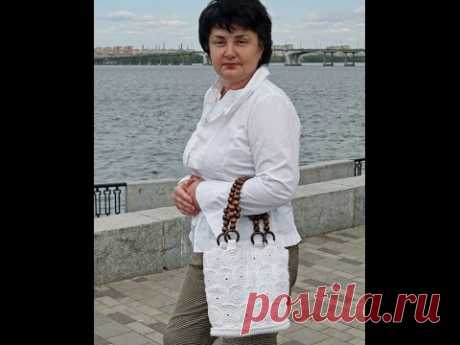 Вязаная крючком сумка корзинка ч2. Crochet Bag basket Part 2