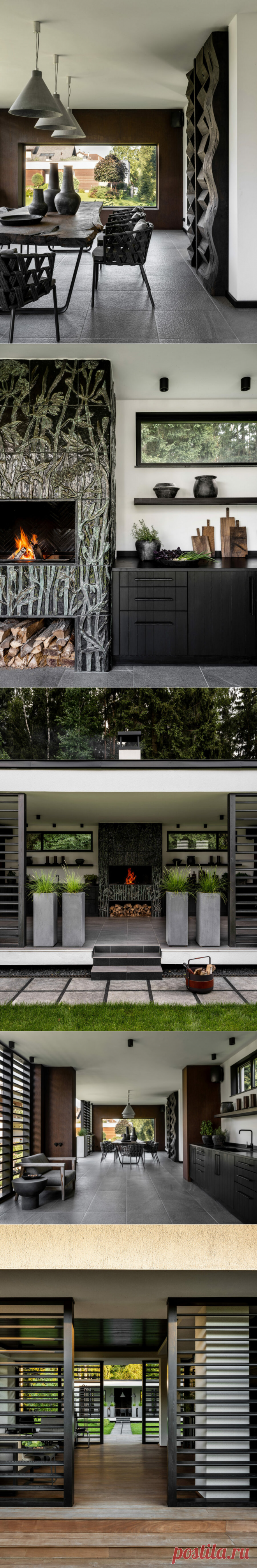 “Ландшафтные комнаты” в загородном доме | AD Magazine Russia | Яндекс Дзен