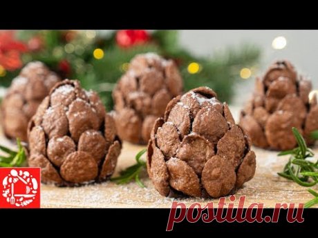Новогодний ДЕСЕРТ «Еловые ШИШКИ». Пирожные на Новый Год Без Выпечки. Вкусно и Просто! - YouTube