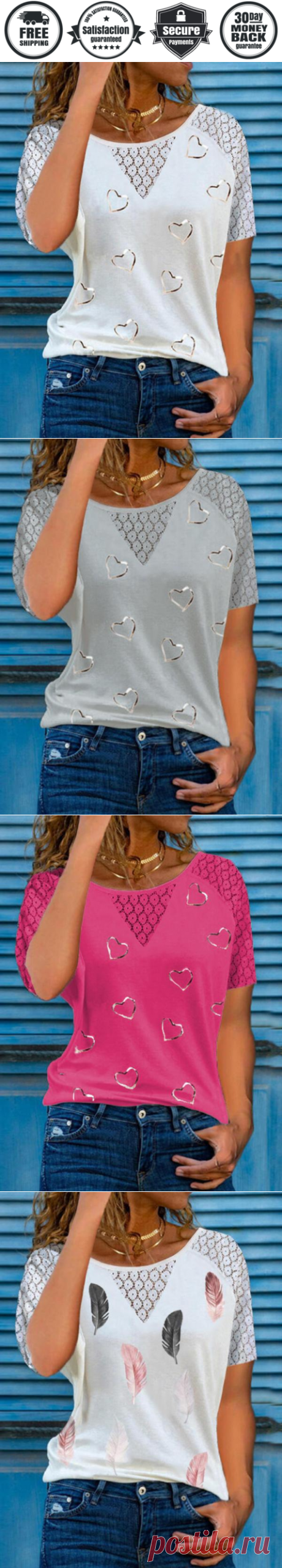 Round Neck women special printed T-shirts - Cicicloth