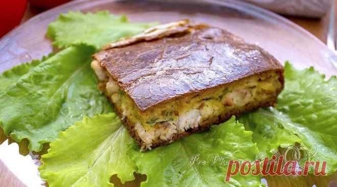 Пирог с куриным филе в духовке (пошаговый рецепт с фото) - Pro Vkusnyashki