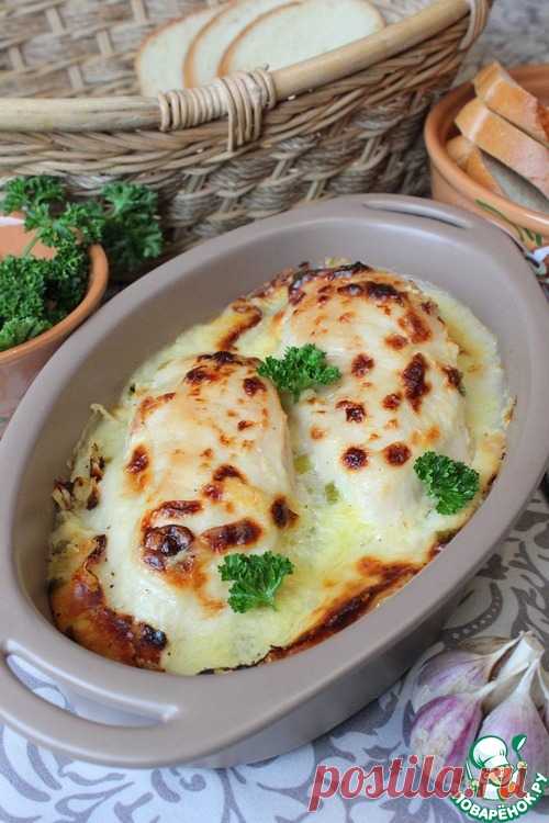 Куриное филе в белом соусе - кулинарный рецепт