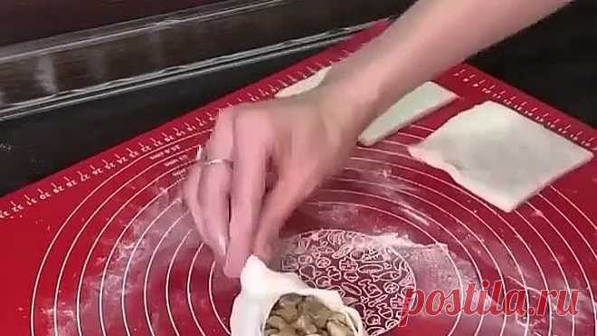 Лодочки из слоенного теста