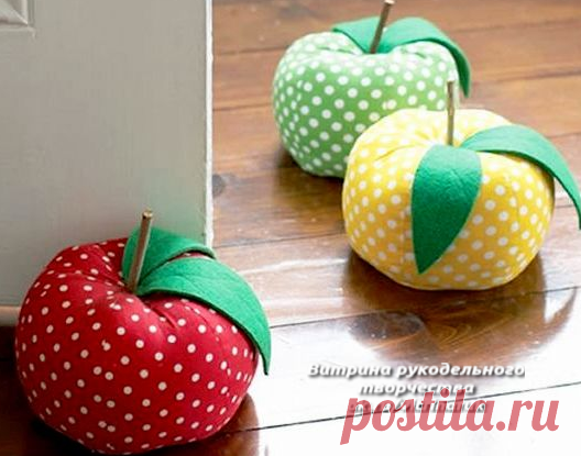 Декоративные подушки-фрукты. Идеи для тех, кто шьет и любит создавать уют в доме. - Своими руками! - медиаплатформа МирТесен