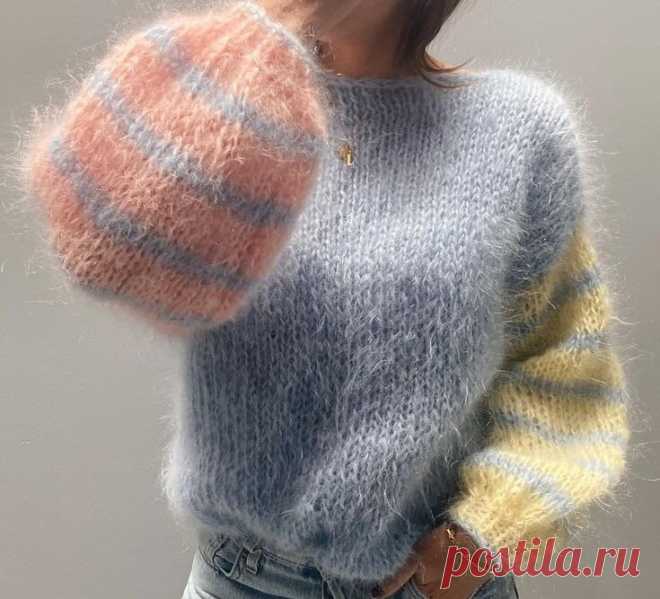В тренде снова: возвращение полосатых свитеров | MG Meldi_knit | Дзен