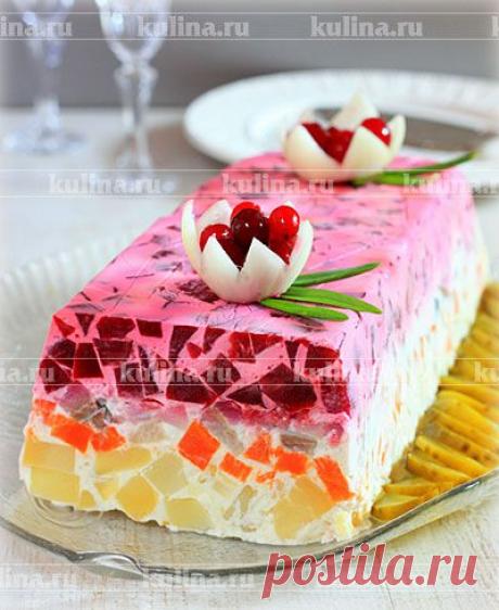 Селедка под шубой в желе – рецепт приготовления с фото от Kulina.Ru