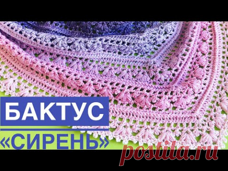 Бактус «СИРЕНЬ» Вязание крючком