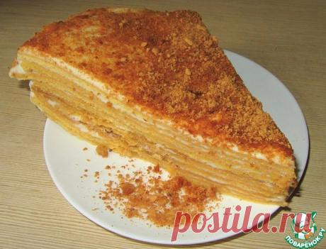 Торт "Медовик" Кулинарный рецепт