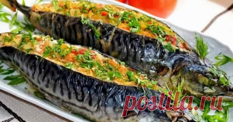 Потрясающий рецепт скумбрии! И на праздничный стол, и в обычную жизнь, нежная и сочная | обо всем по чуть-чуть | Яндекс Дзен