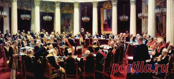 Илья Репин Торжественное заседание Гомая 1901 / История цивилизаций!