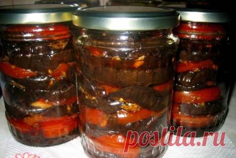 Салат из баклажанов и перца «Запас» — Сад Заготовка