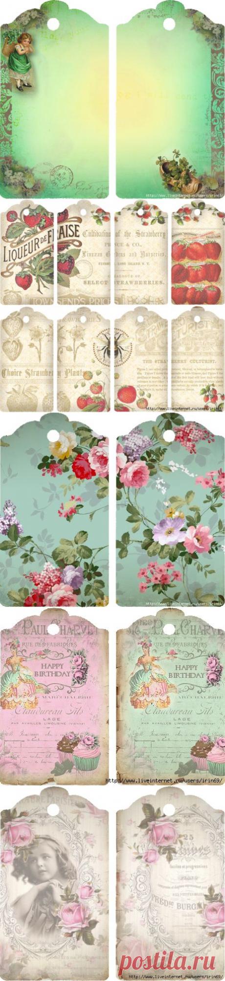 Теги-Бирочки для творчества