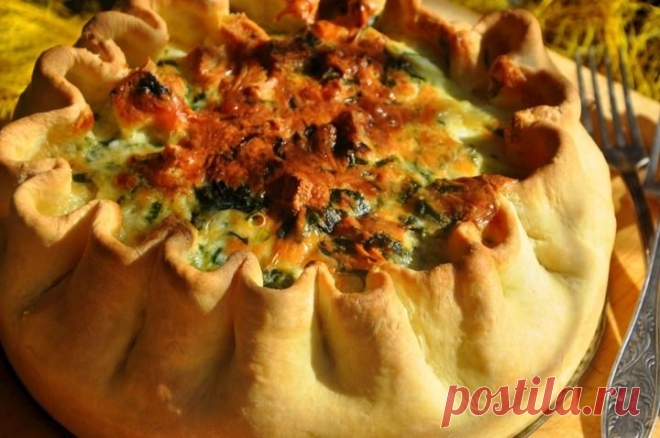 Закусочный пирог с овощами - рецепт - как приготовить - ингредиенты, состав, время приготовления - Леди Mail.Ru
