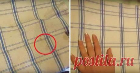 Кухонные полотенца: как отстирать от пятен и жира