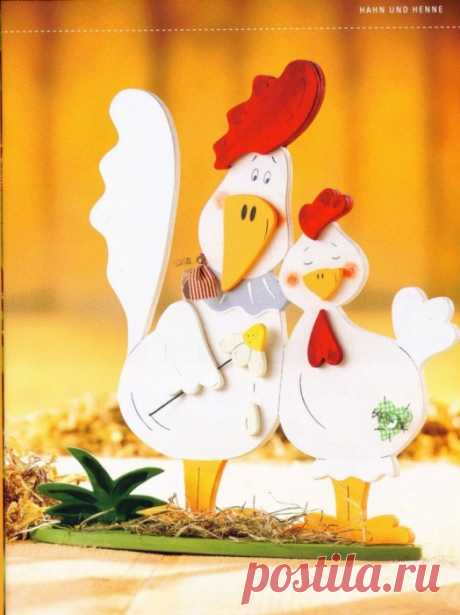 Выпиливаем лобзиком. Забавные фигурки для сада.