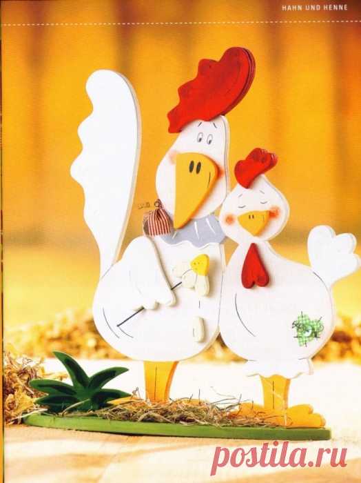 Выпиливаем лобзиком. Забавные фигурки для сада.