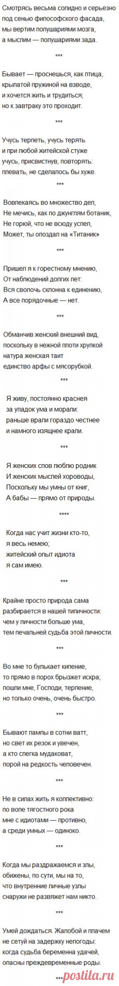 Поэт-сатирик Игорь Миронович Губерман | МУЗА НАШЕГО ДВОРА
