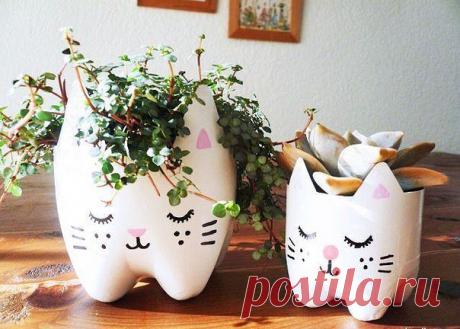 Из пластиковых бутылок.    Работа в интернете для всех! без вложения денег. 11fs000.blogspot.com