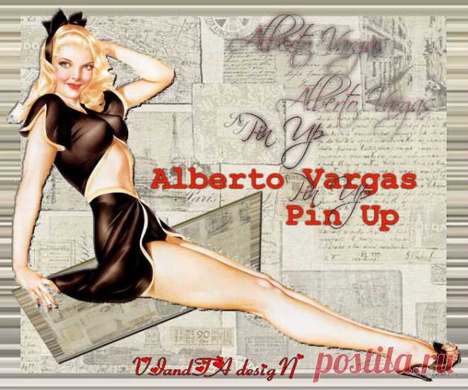 художник ALBERTO VARGAS картинки с девушками в стиле Pin-up Art - 1 Февраля 2017 - VIandTA desigN* - картинки PNG для декупажа