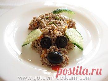 Гречневая каша с мясом и овощами - Детские рецепты