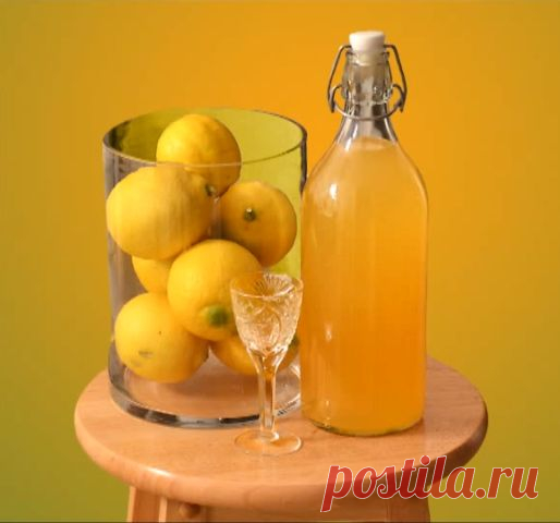 Лимонный ликёр делаем сами.