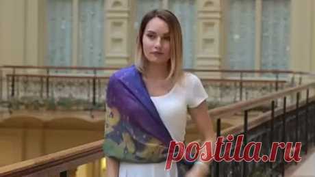 Как стильно завязывать палантин