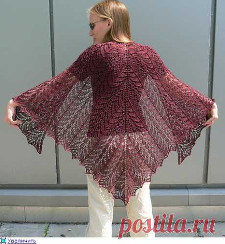 Шаль Garden of Alla Shawl. Шаль &quot;Сад Аллы&quot;.